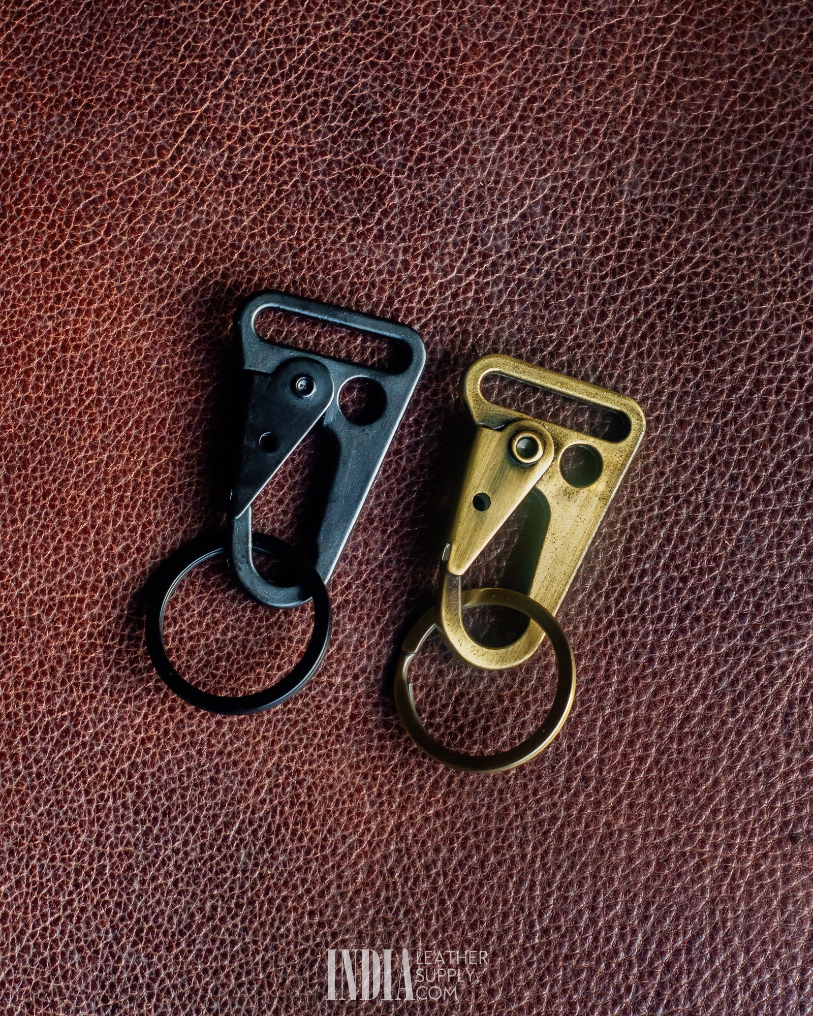 HK Spring Snap Hook with Ring (1 inch) | India Leather Supply