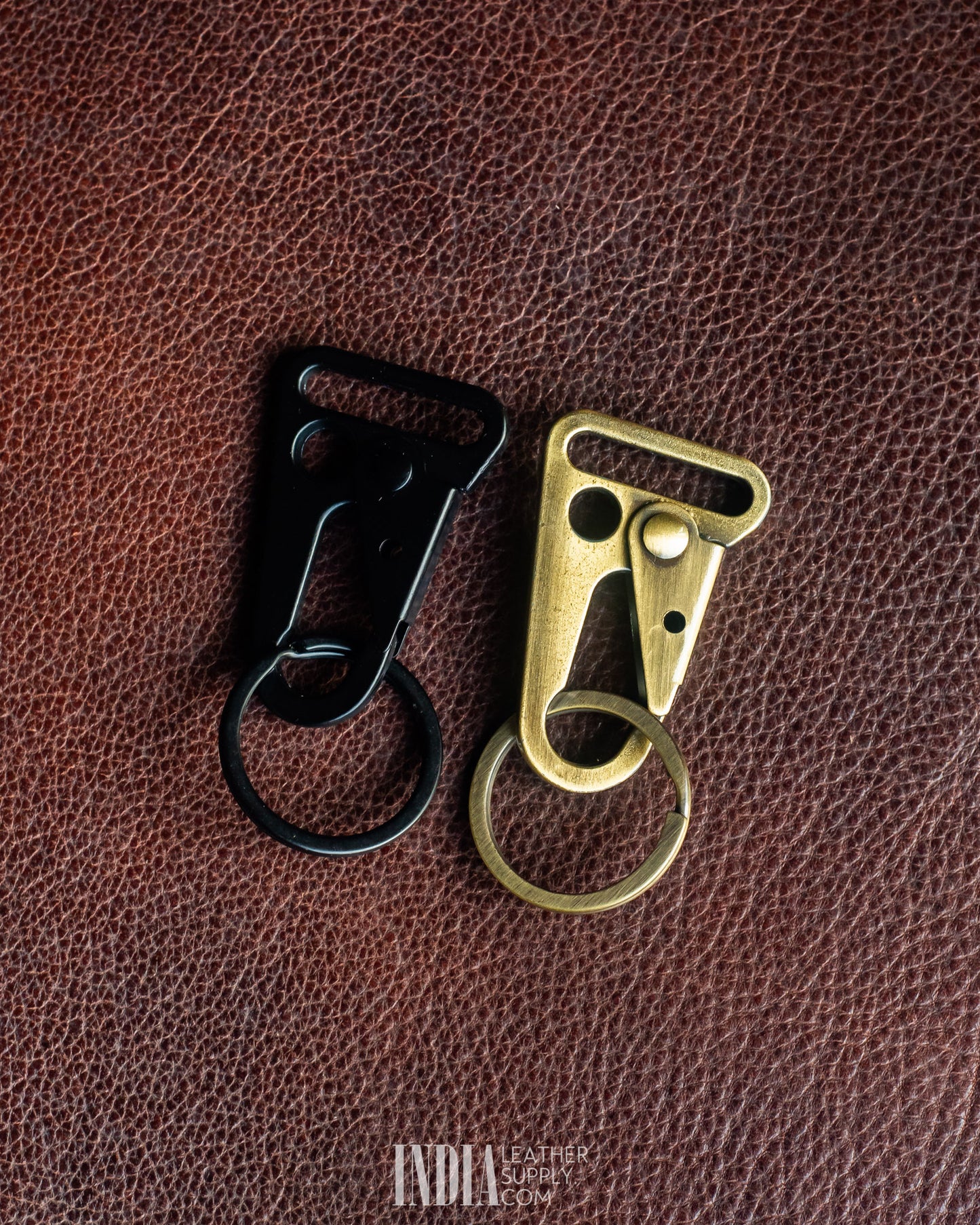 HK Spring Snap Hook with Ring (1 inch) | India Leather Supply