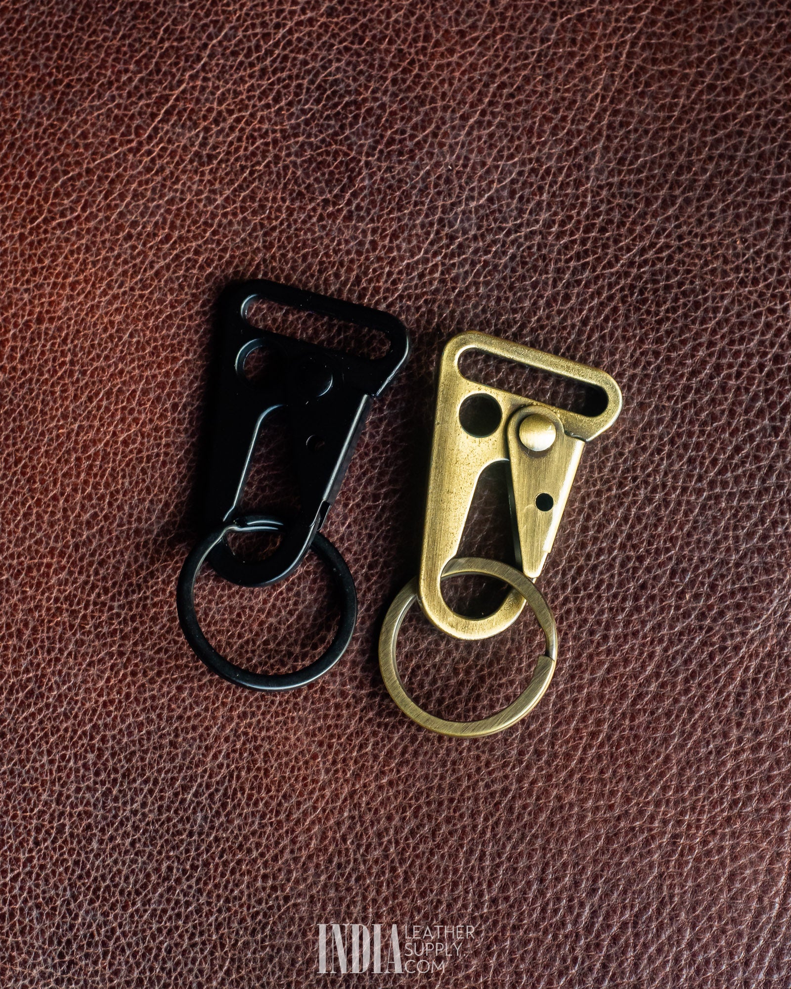 HK Spring Snap Hook with Ring (1 inch) | India Leather Supply