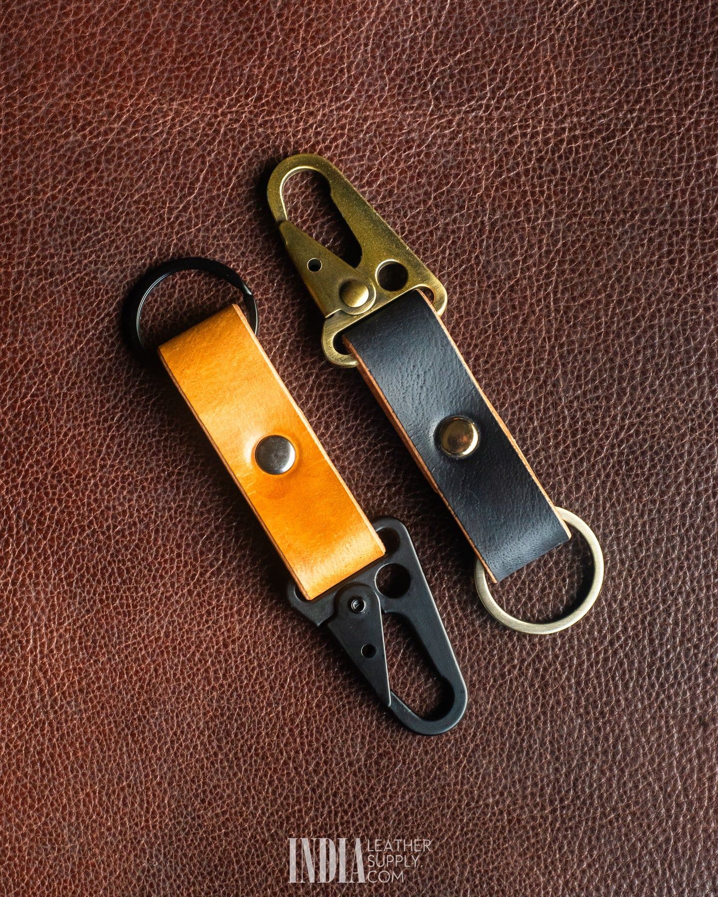 HK Spring Snap Hook with Ring (1 inch) | India Leather Supply
