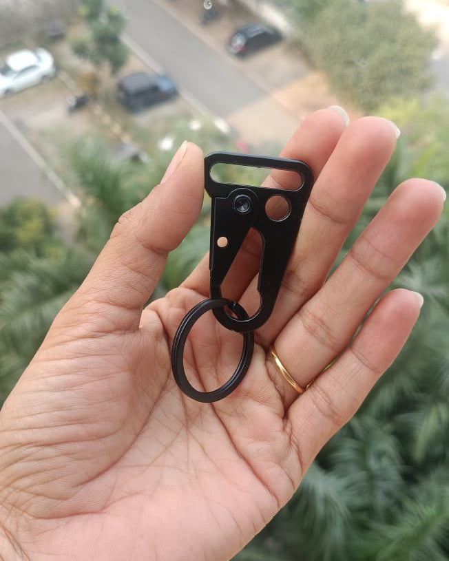 HK Spring Snap Hook with Ring (1 inch) | India Leather Supply