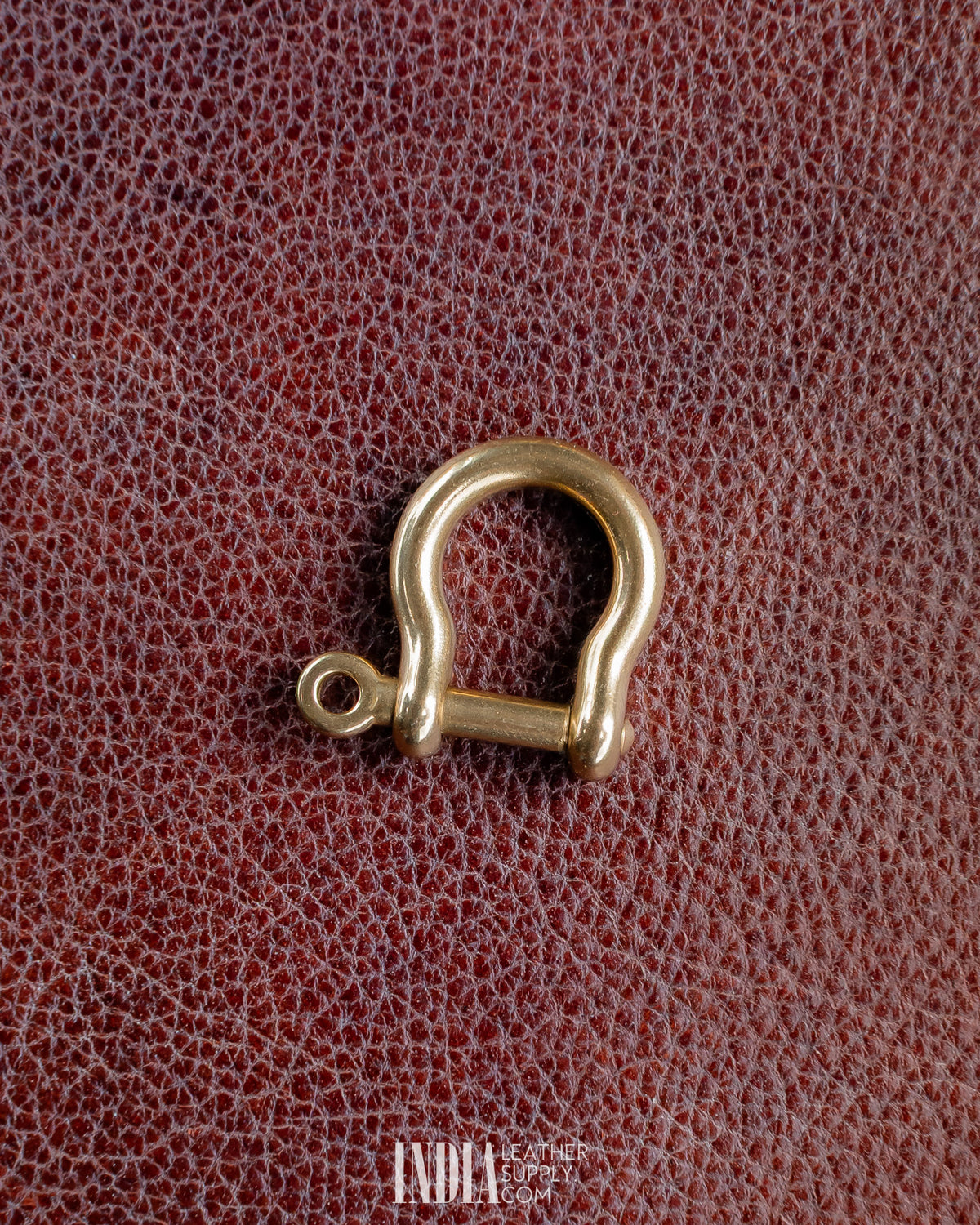 Horseshoe D Ring, Solid Brass (Screw Pin) | India Leather Supply