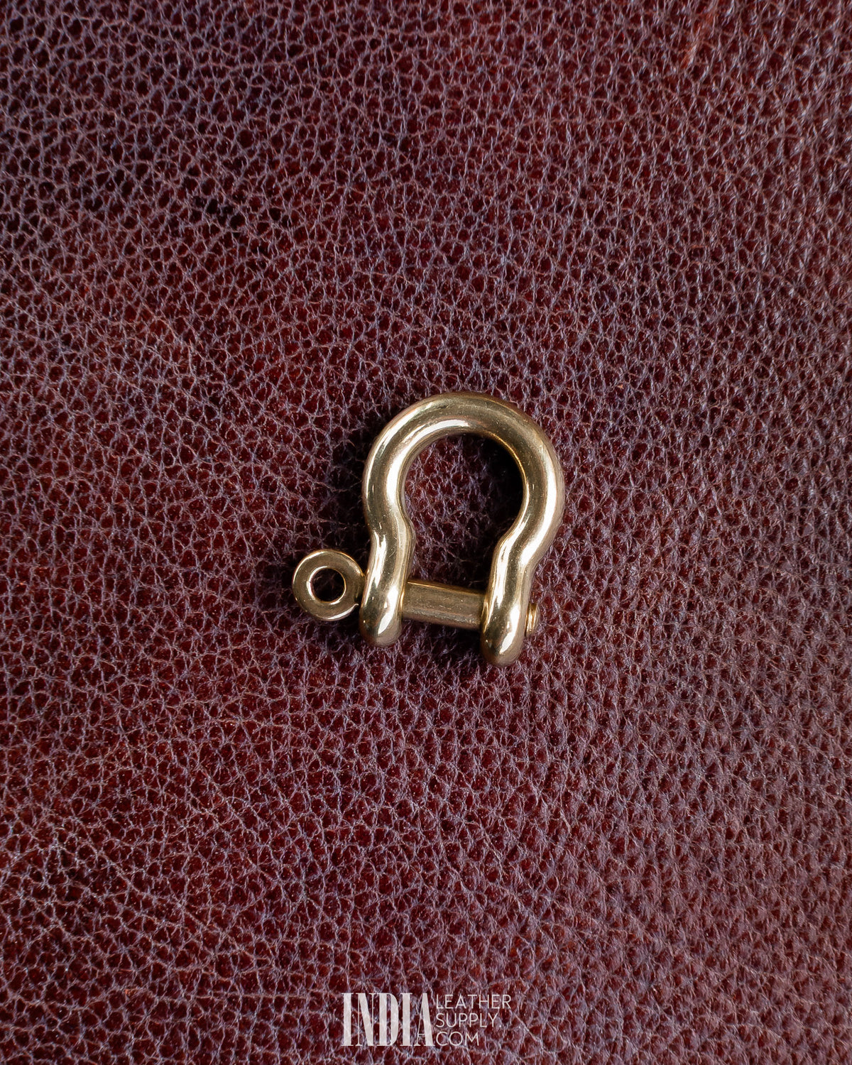Horseshoe D Ring, Solid Brass (Screw Pin) | India Leather Supply