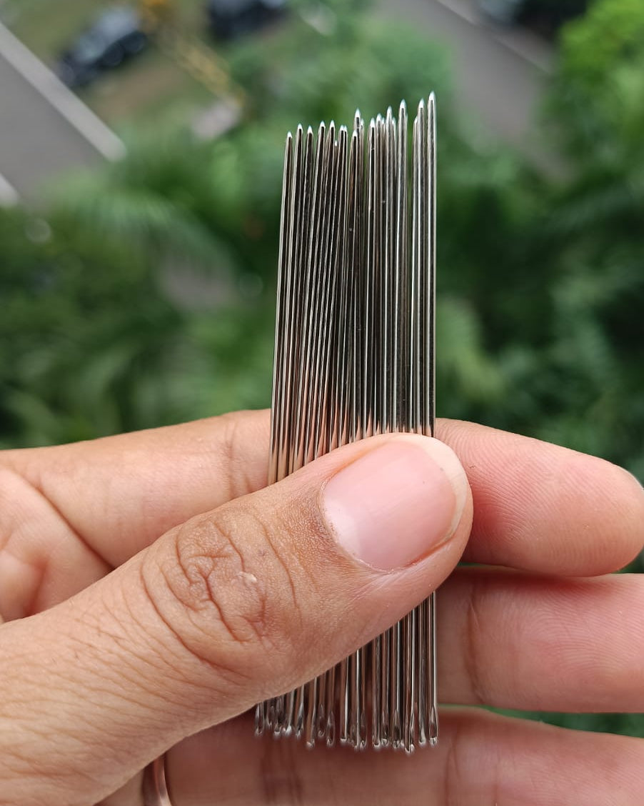 ILS Saddlers Needles 25 Pcs by Pony Needle Industries | India Leather Supply