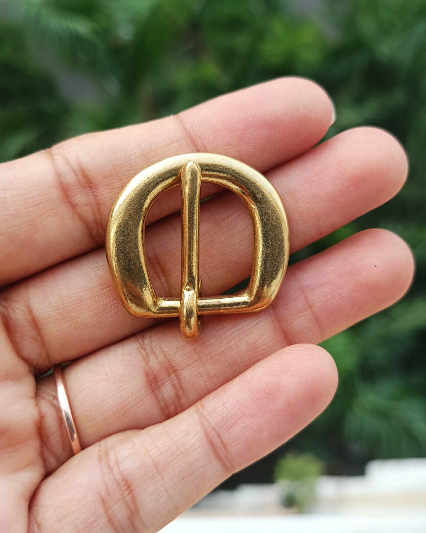 Kasi Belt Buckle (Solid Brass) | 14mm | India Leather Supply