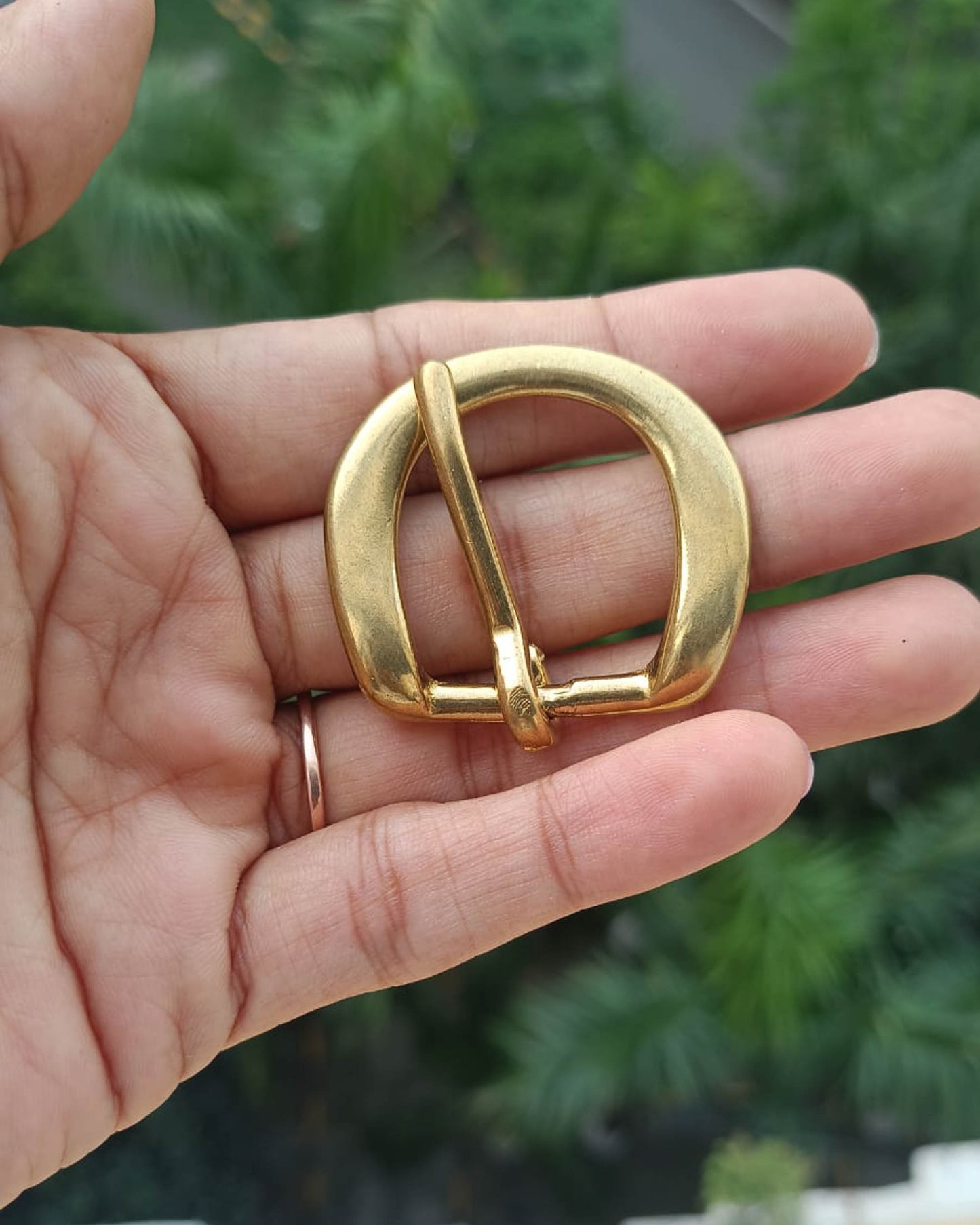 Kasi Belt Buckle (Solid Brass) | 20mm | India Leather Supply