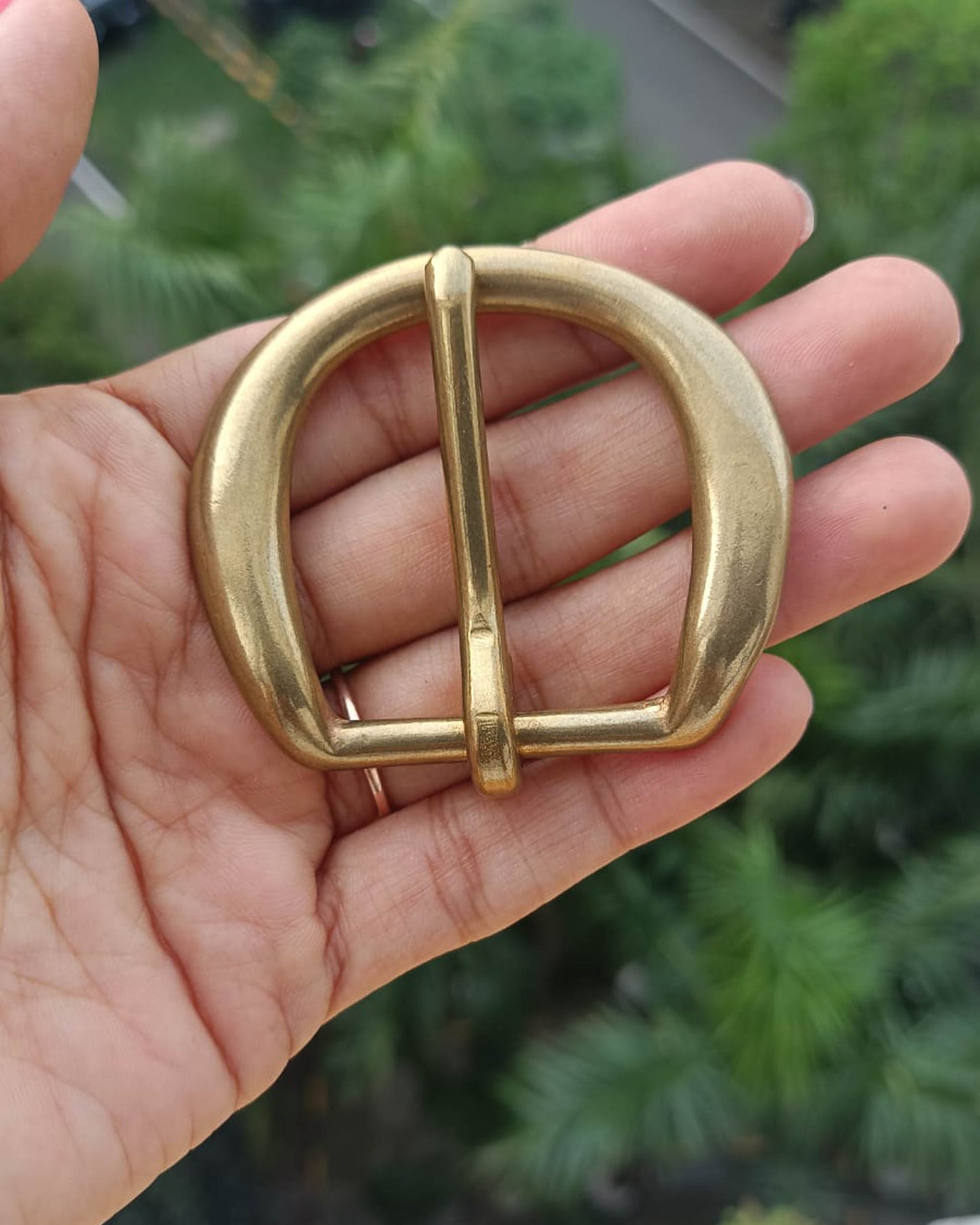 Kasi Belt Buckle (Solid Brass) | 32mm | India Leather Supply