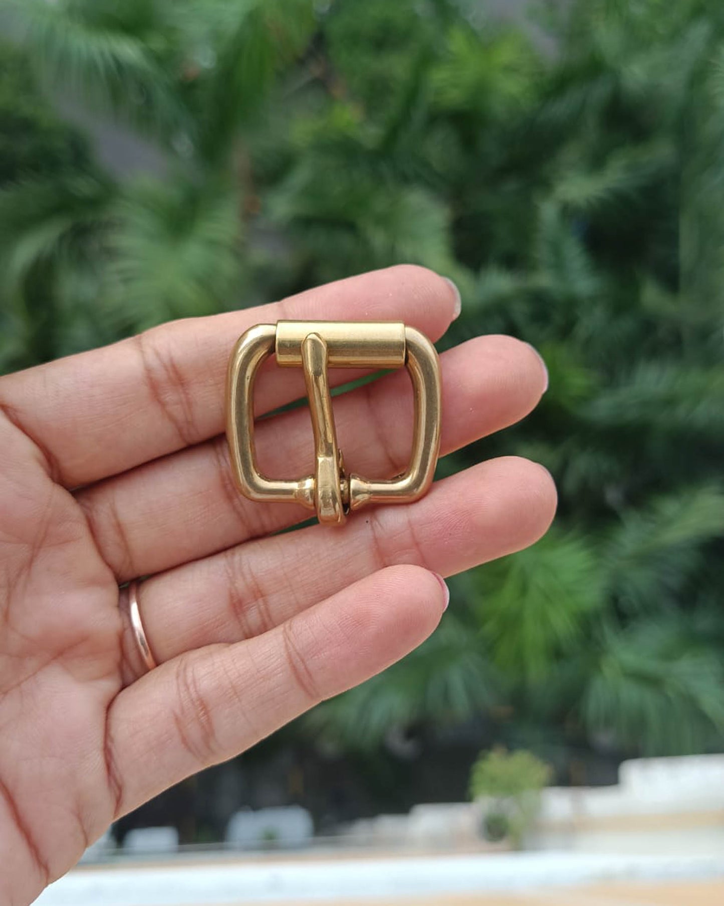 Kosala Belt Buckle (Solid Brass) | 20mm | India Leather Supply