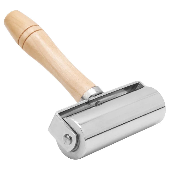 Leathercraft Wooden Handle Leather Press Edge Roller | India Leather Supply