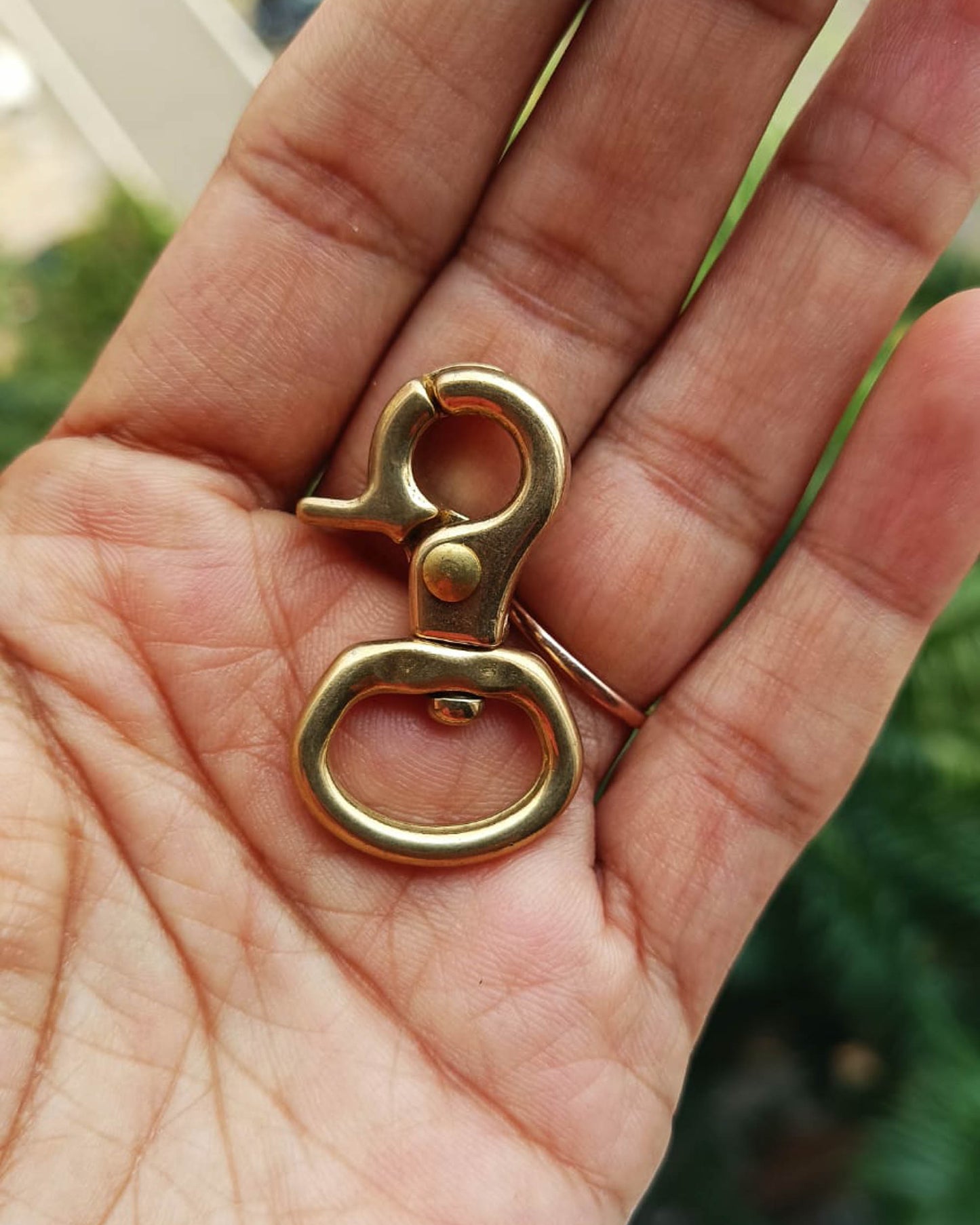 Madra Swivel Snap Hook (Solid Brass) | India Leather Supply