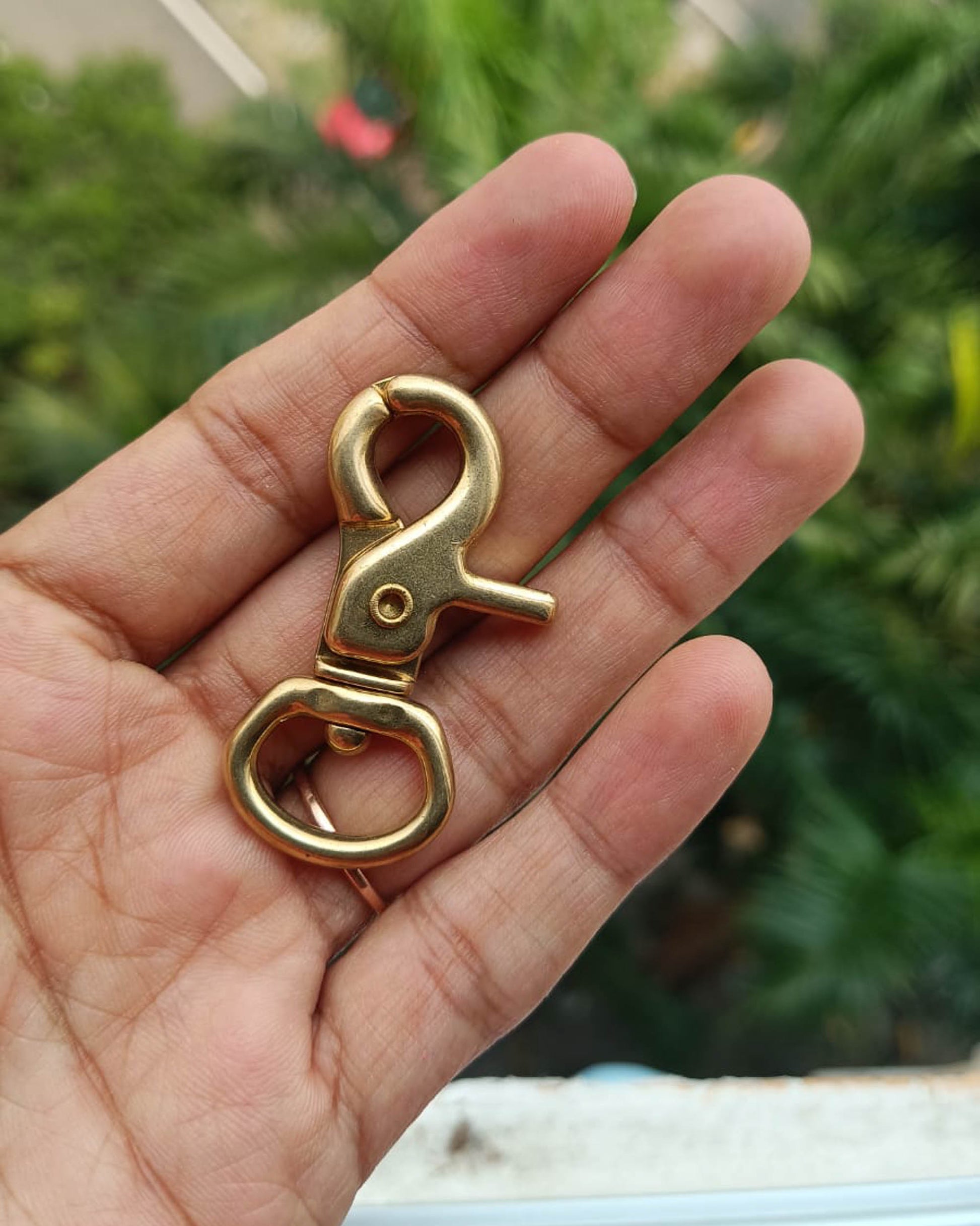Madra Swivel Snap Hook (Solid Brass) | India Leather Supply
