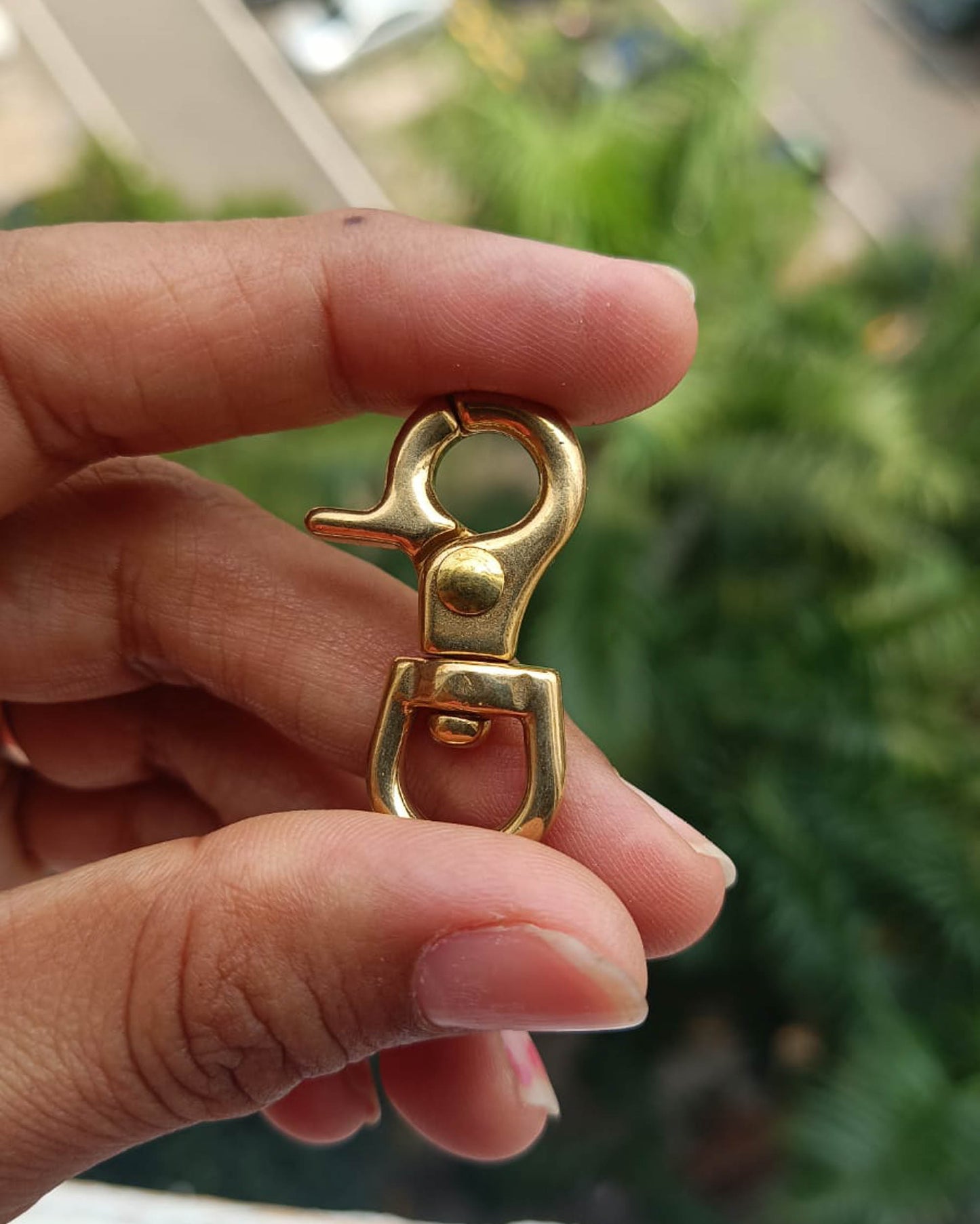 Madra Swivel Snap Hook (Solid Brass) | India Leather Supply