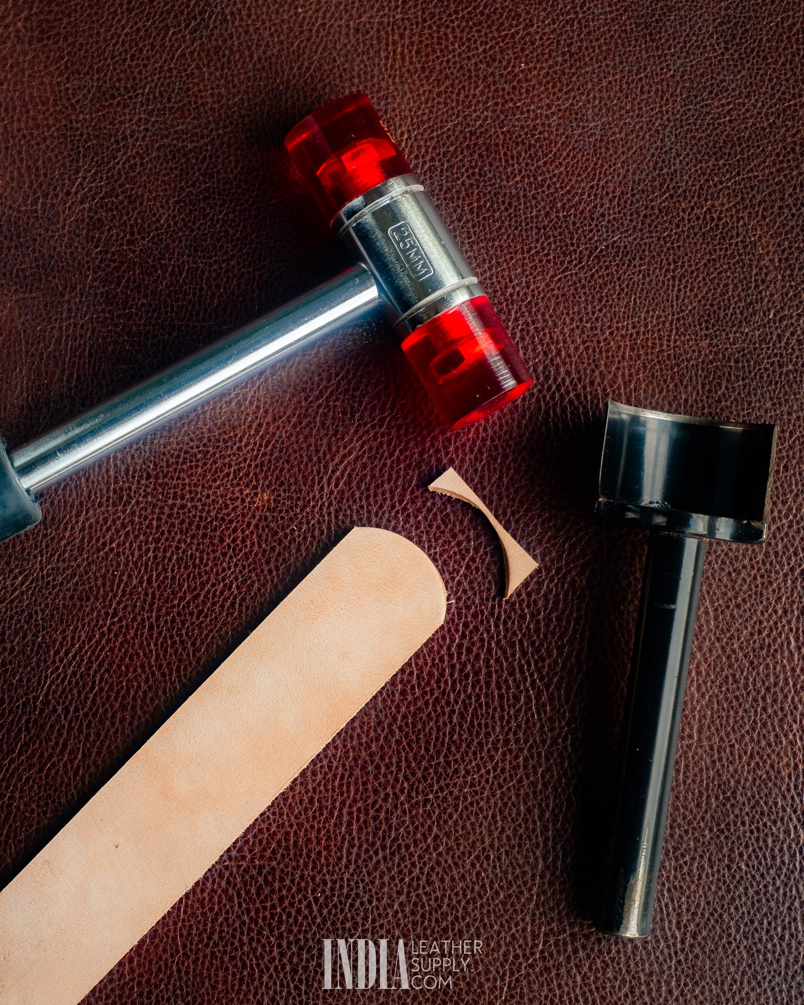 Nylon Hammer (25mm, Replaceable Head) | India Leather Supply