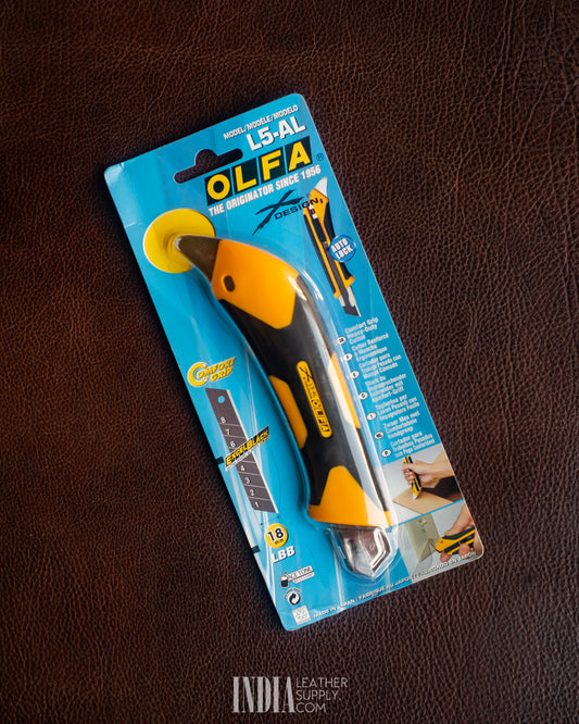 OLFA L5-AL Heavy Duty Cutter 18mm | India Leather Supply