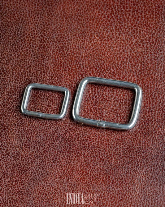 Rectangular Strap Loops SS 25mm 36mm - 1 | India Leather Supply