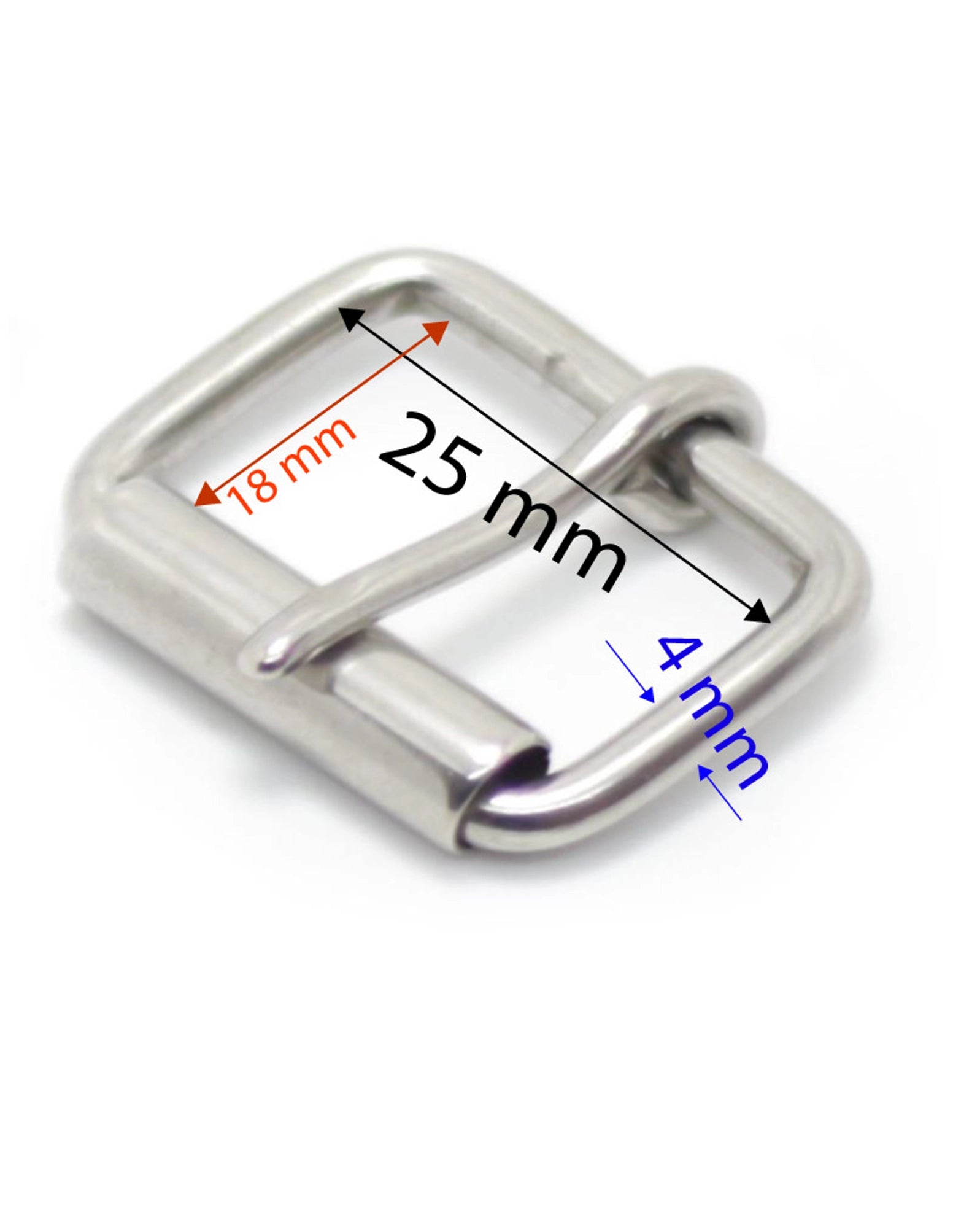 Roller Buckle W Series | 25mm | India Leather Supply