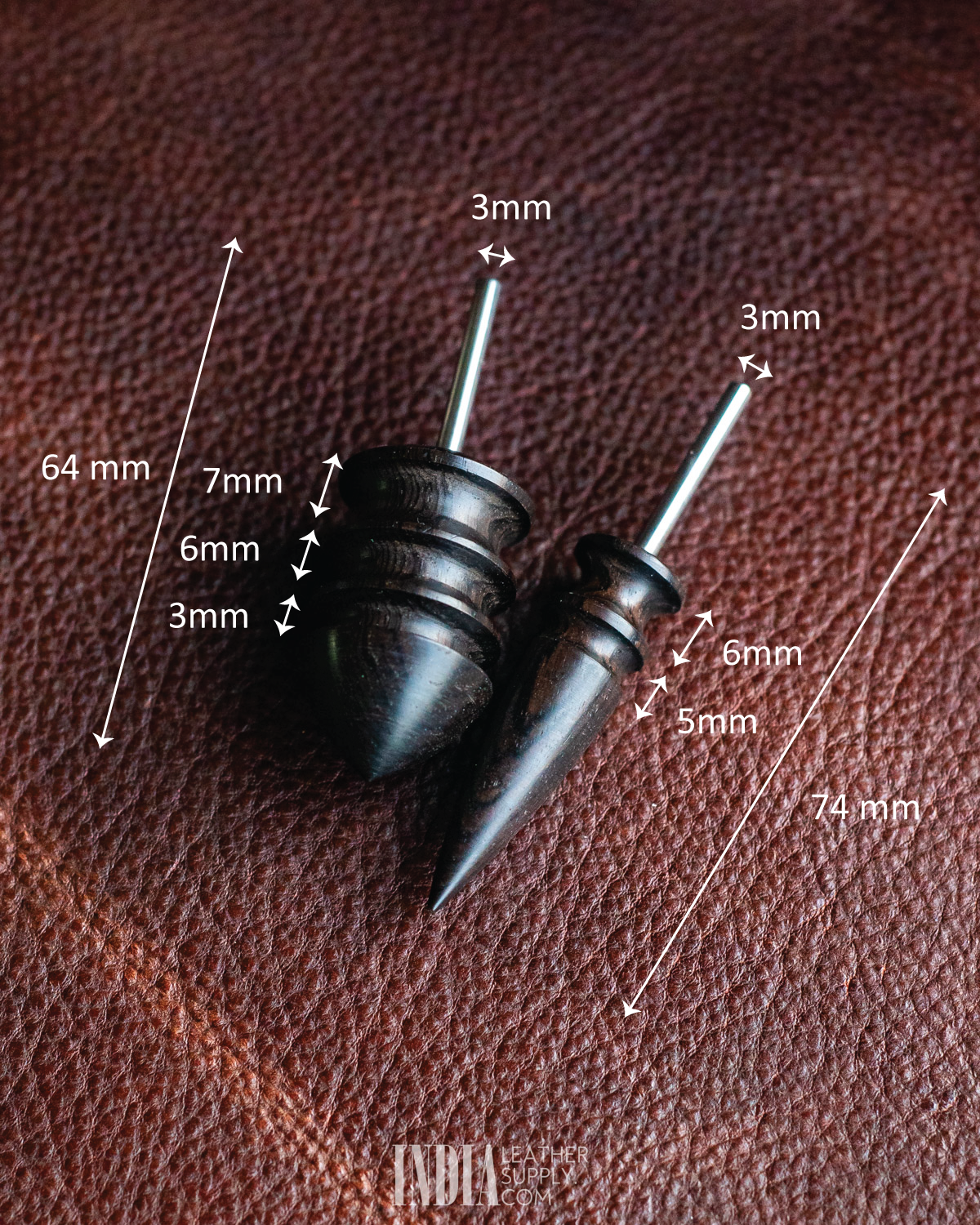 Rotary Tool Leather Edge Burnisher Set | India Leather Supply