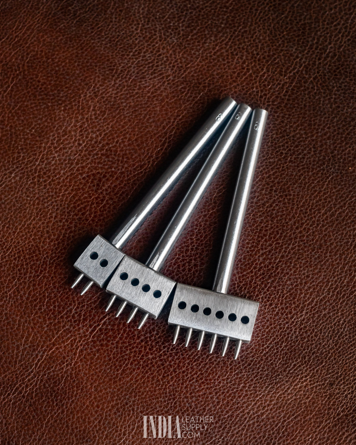 Round-hole Stitching Chisel Set | India Leather Supply