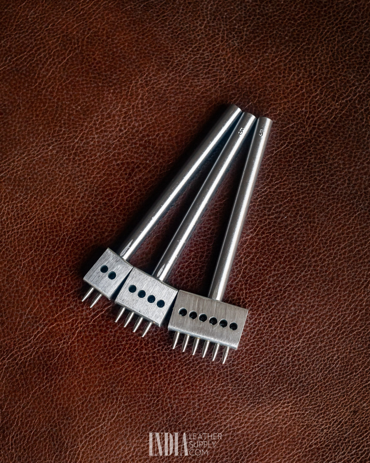 Round-hole Stitching Chisel Set | India Leather Supply