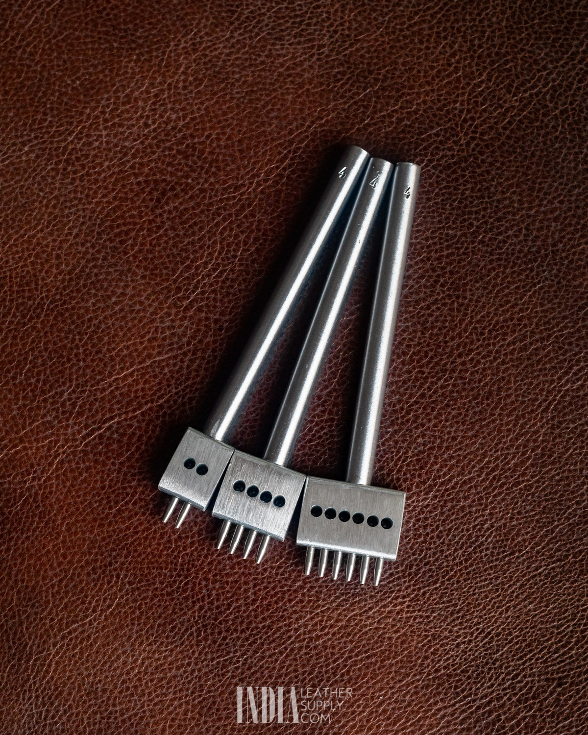 Round-hole Stitching Chisel Set | India Leather Supply
