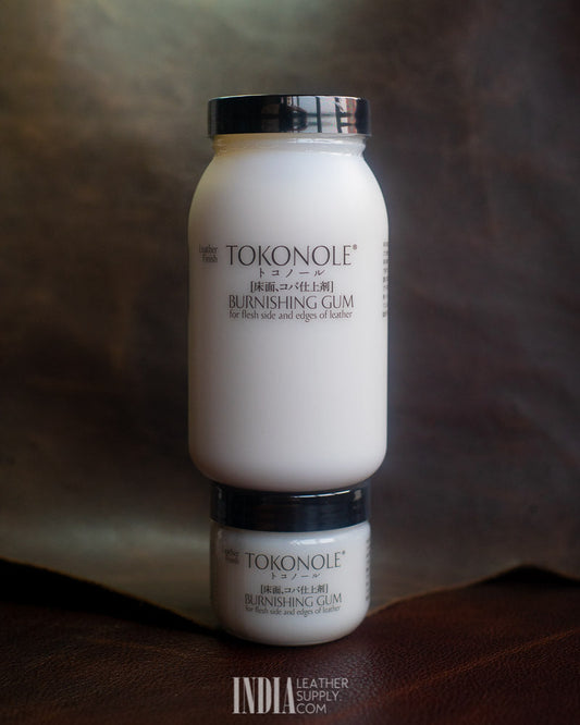 Seiwa Tokonole Leather Burnishing Gum | 120g Clear | India Leather Supply