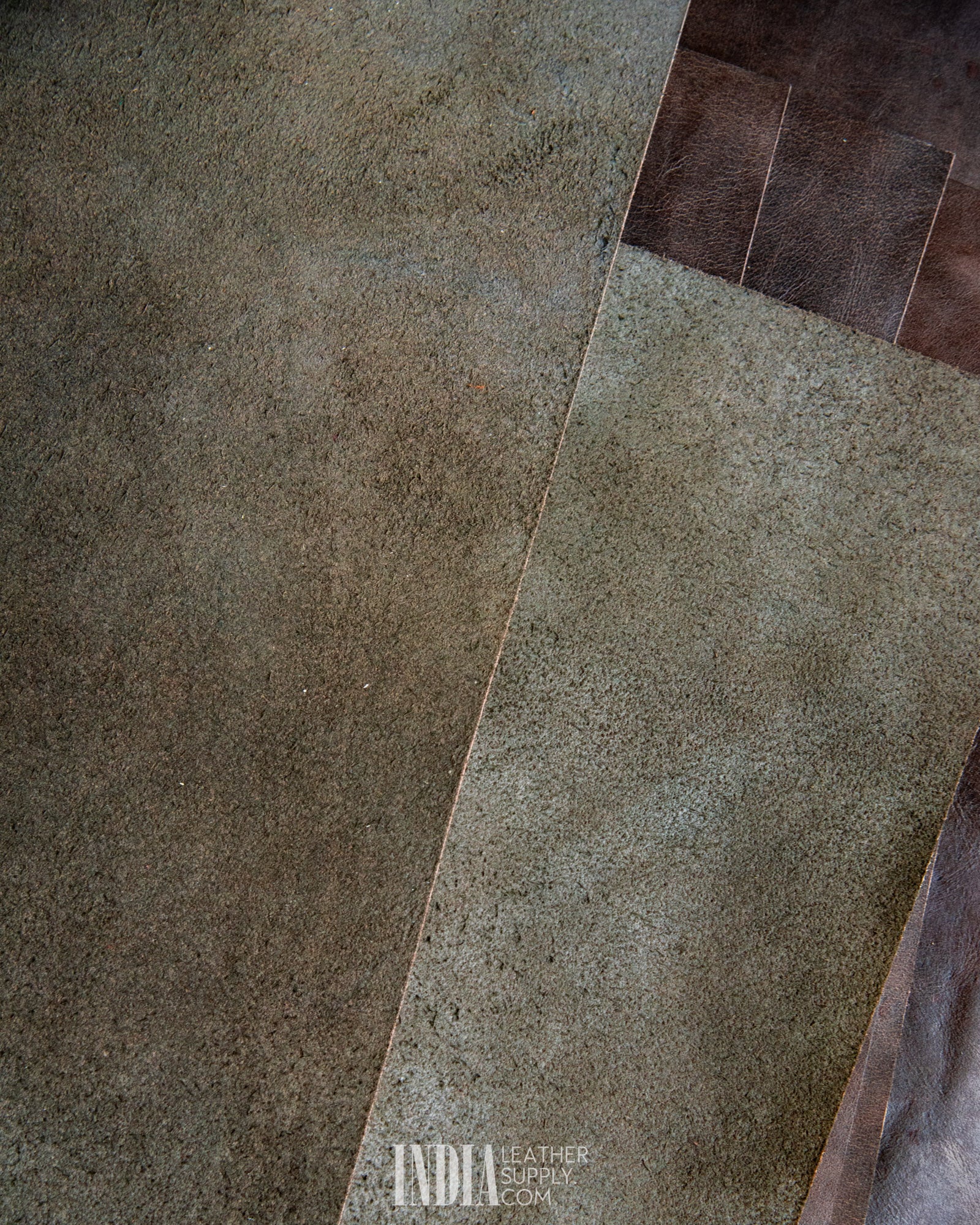 Sheong Shi Tannery Distress Brown Leather 0.8-1mm | India Leather Supply
