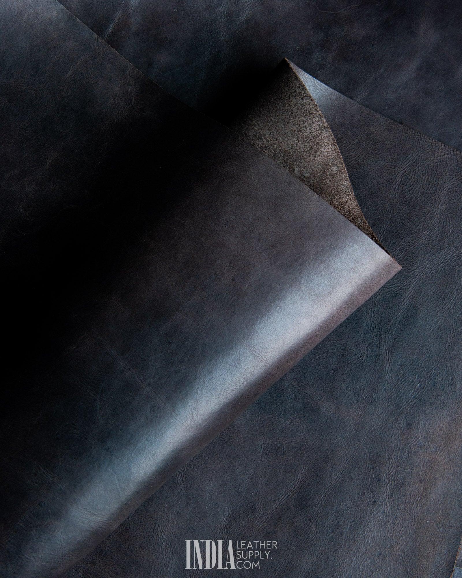 Sheong Shi Tannery - Grey Chrome - 1/1.1mm | India Leather Supply