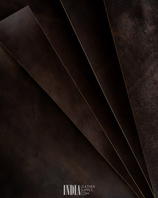 Sheong Shi Tannery - Hunter Brown - 1.6/1.8mm | India Leather Supply