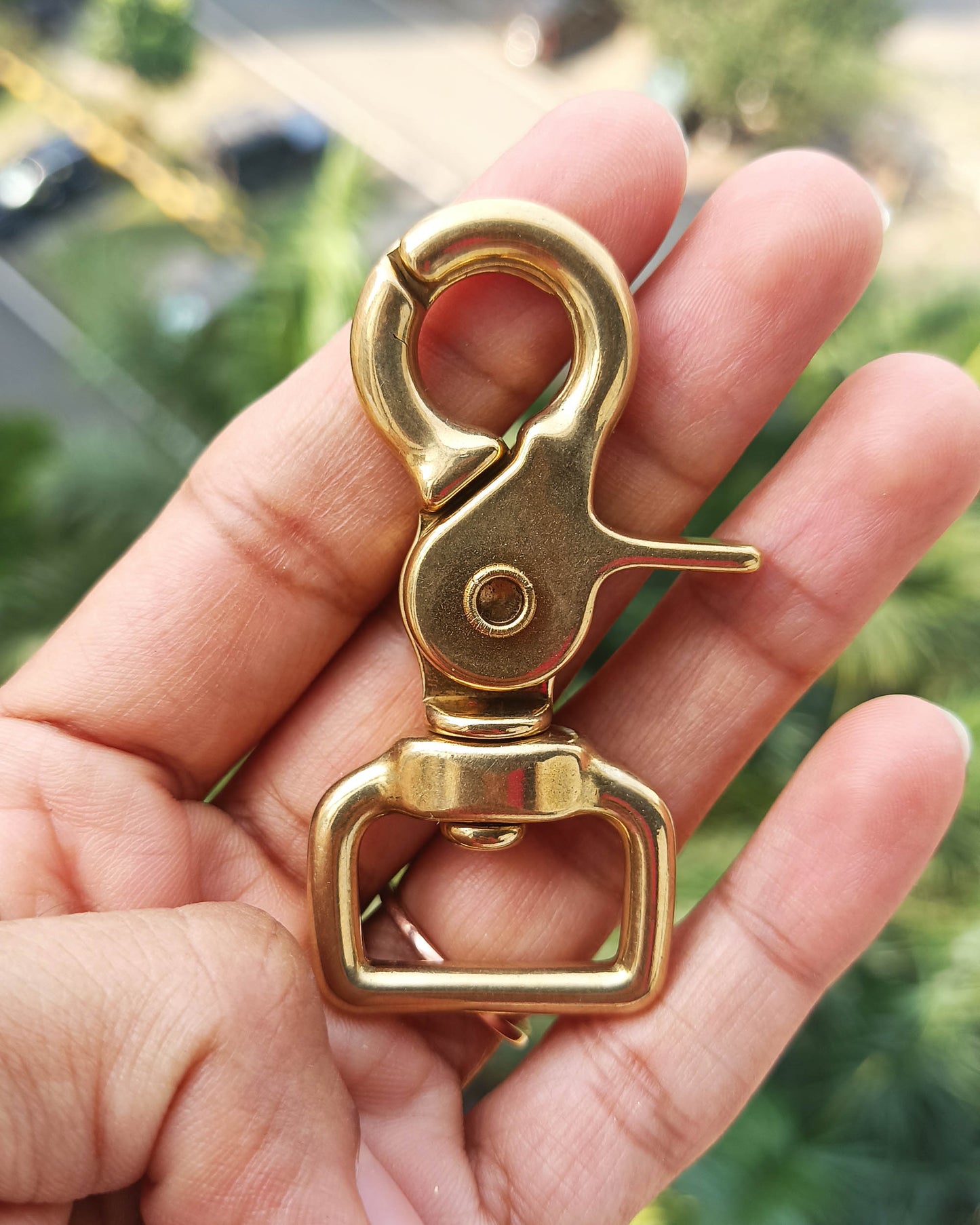 Shunga Swivel Snap Hook Solid Brass in Various Sizes | 20x65mm | India Leather Supply