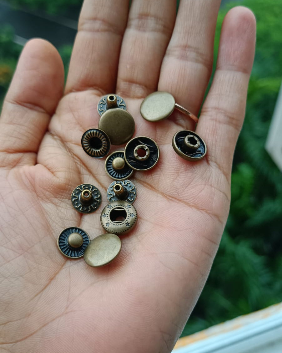 Snap Button Brass | India Leather Supply