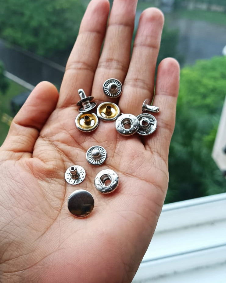 Snap Button Brass | India Leather Supply