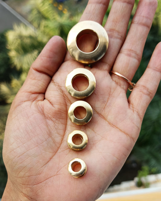 Solid Brass Eyelets | India Leather Supply