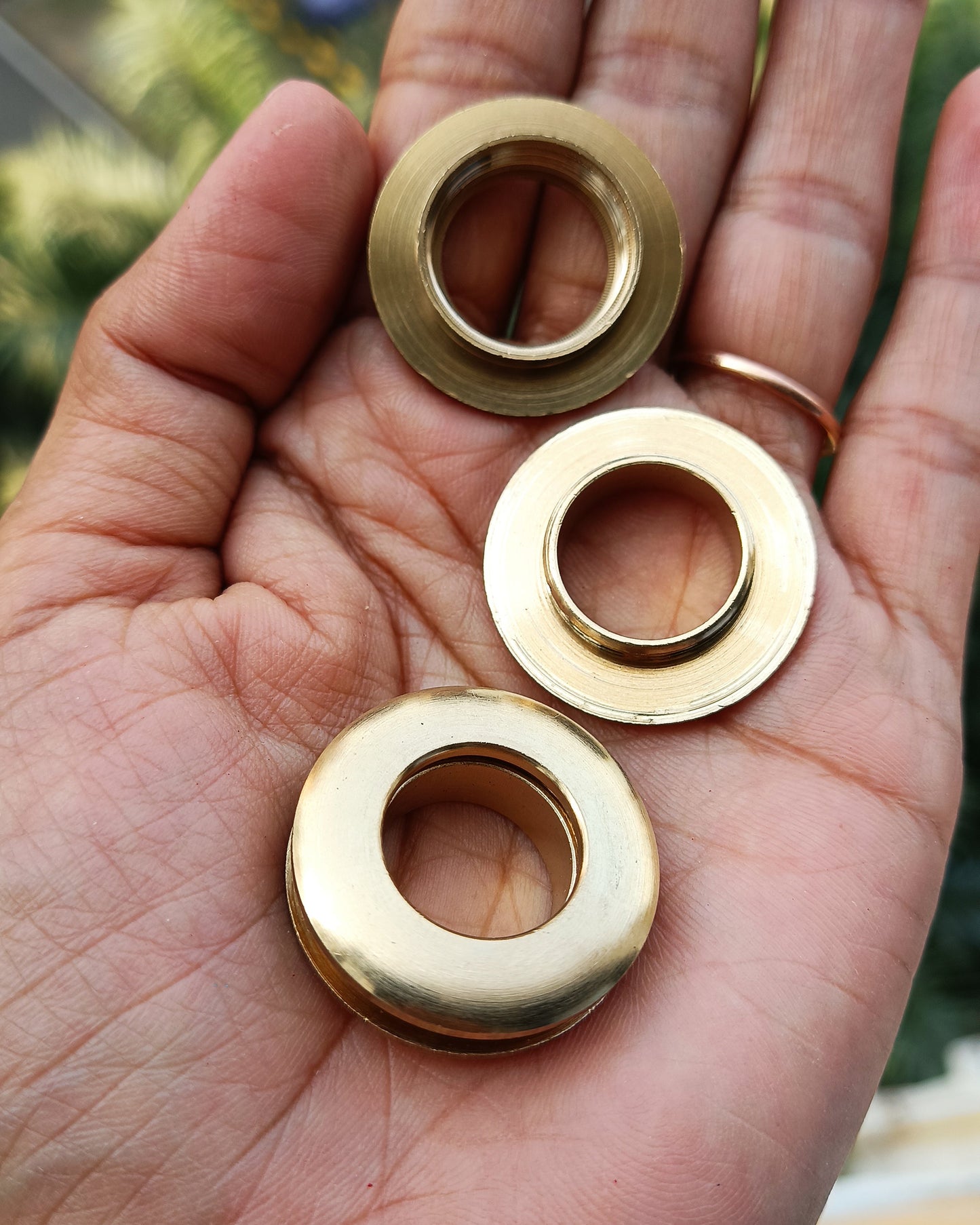 Solid Brass Eyelets | OD-28mm | India Leather Supply