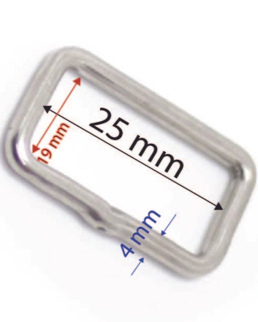 Square Frame | 25mm | India Leather Supply