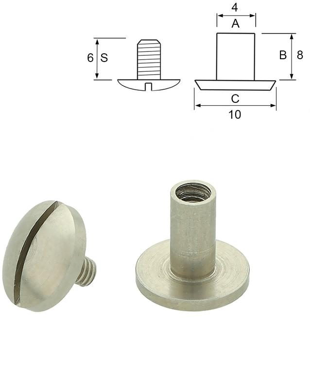 Stainless Steel Belt Screw | India Leather Supply