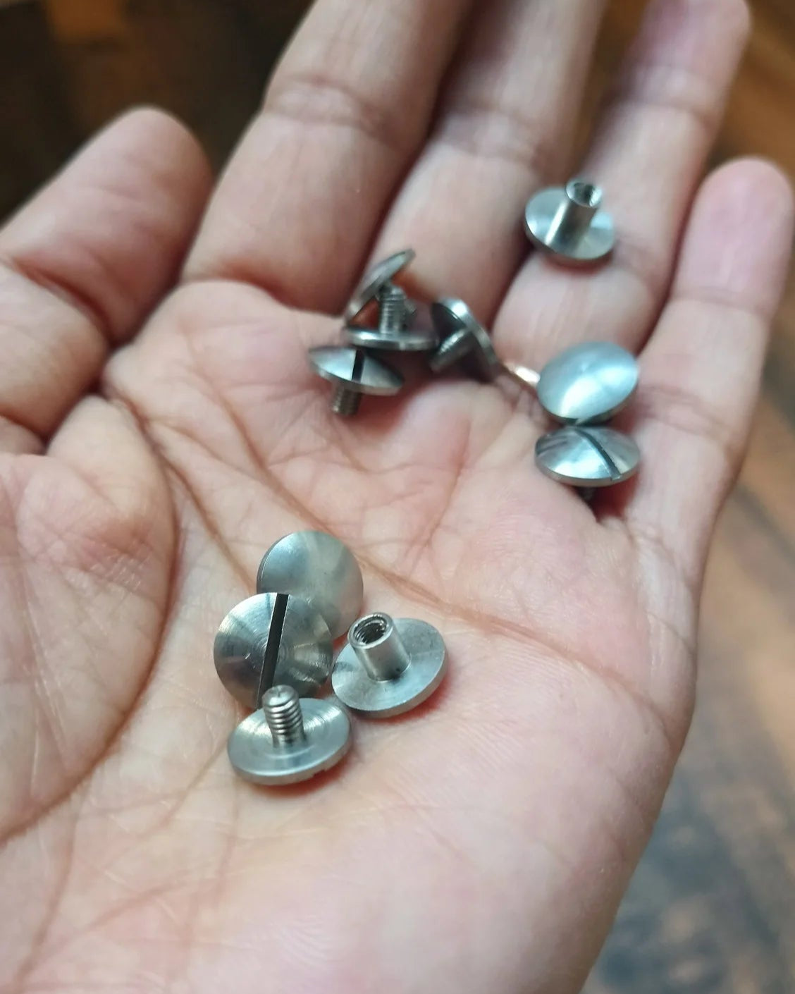 Stainless Steel Belt Screw | 4x4x10mm | India Leather Supply