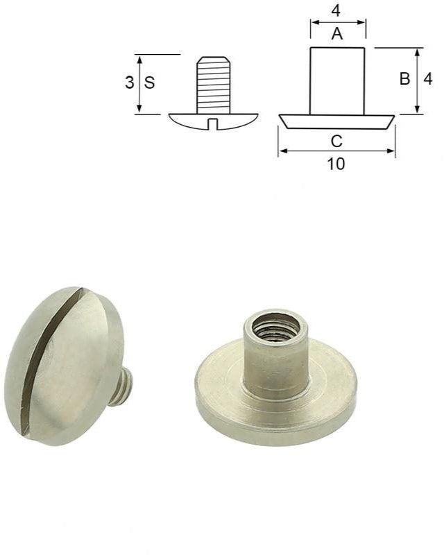 Stainless Steel Belt Screw | India Leather Supply