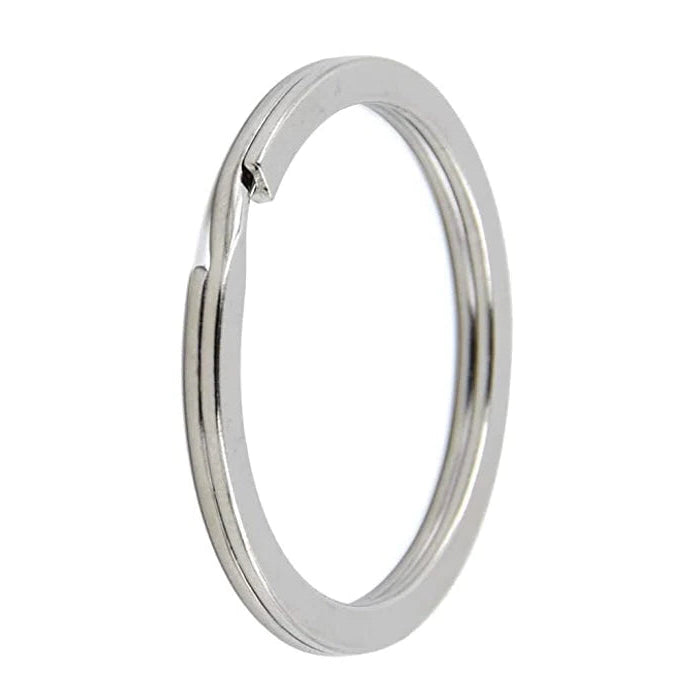 Stainless Steel Keyring Pack of 10 | India Leather Supply