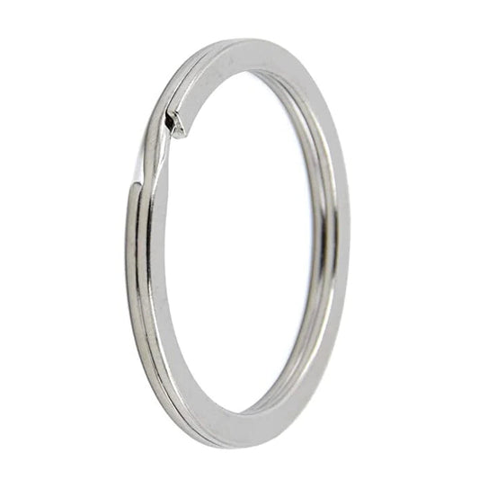 Stainless Steel Keyring Pack of 10 | India Leather Supply
