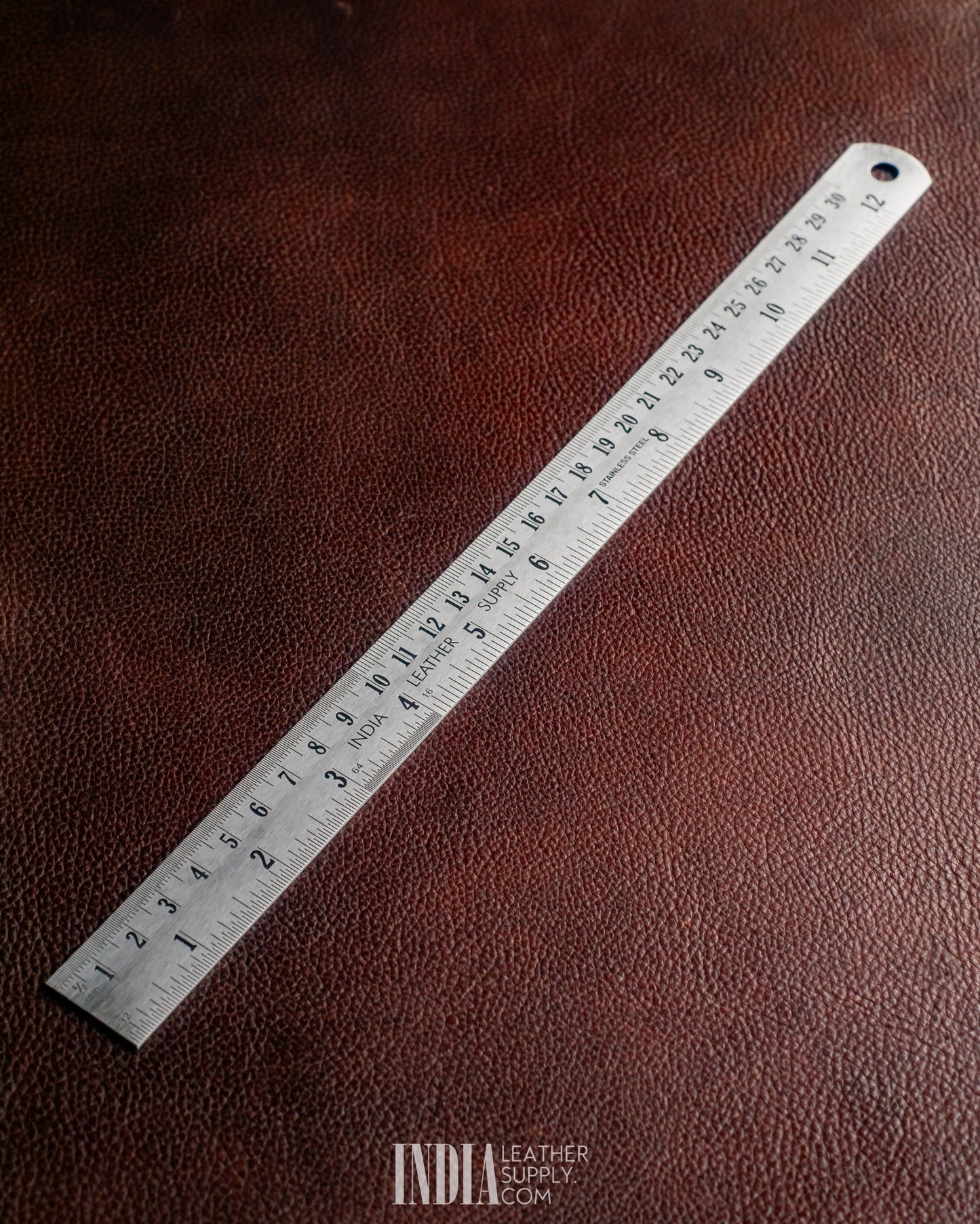 Stainless Steel Ruler 30cm / 12 Inch | India Leather Supply