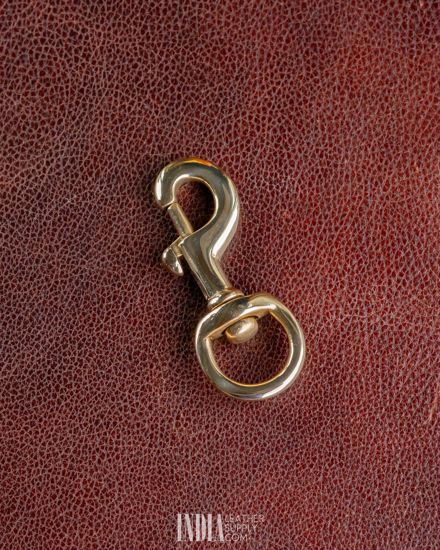 Swivel Dog Hook (Trigger Snap), Solid Brass | India Leather Supply