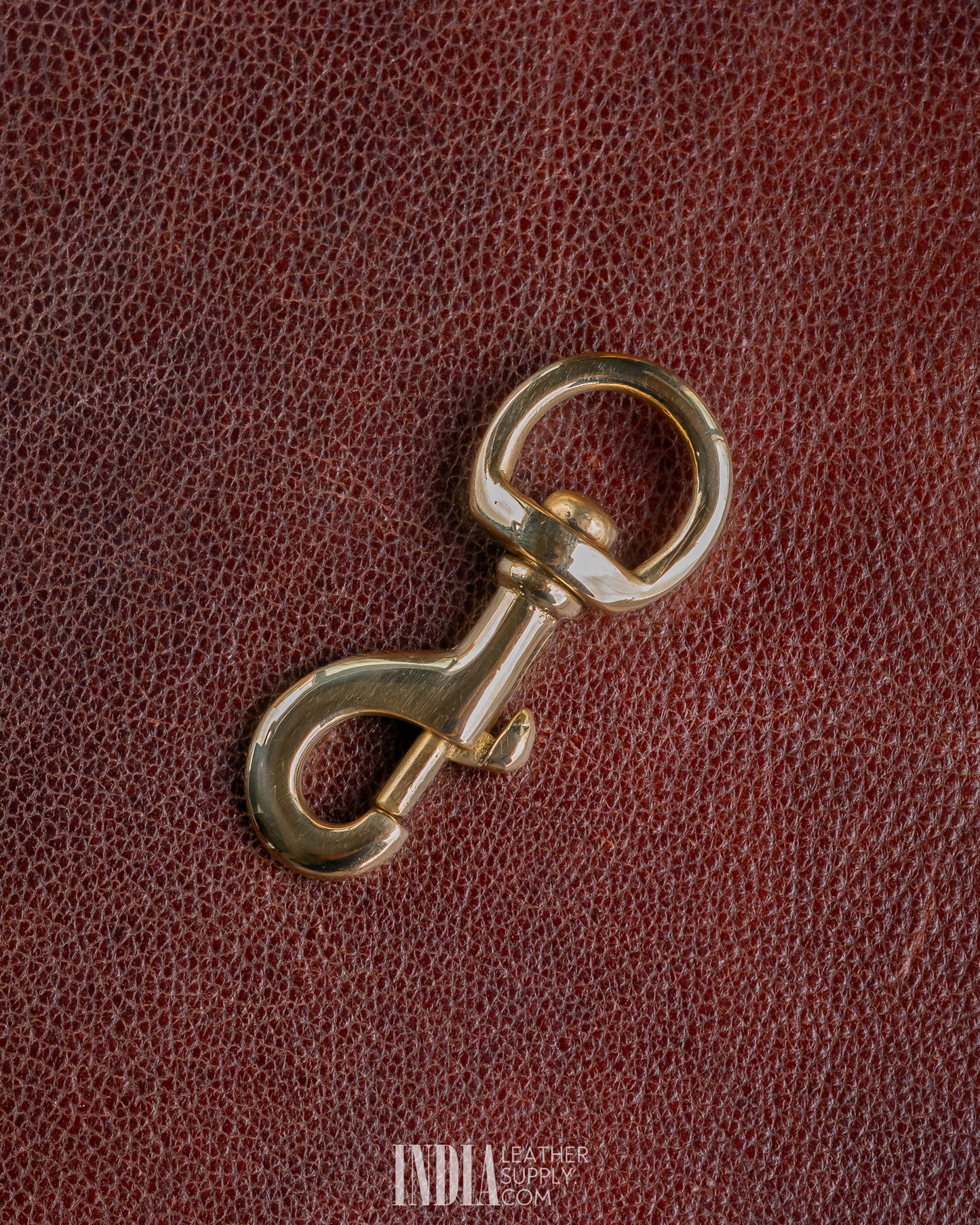 Swivel Dog Hook (Trigger Snap), Solid Brass | India Leather Supply