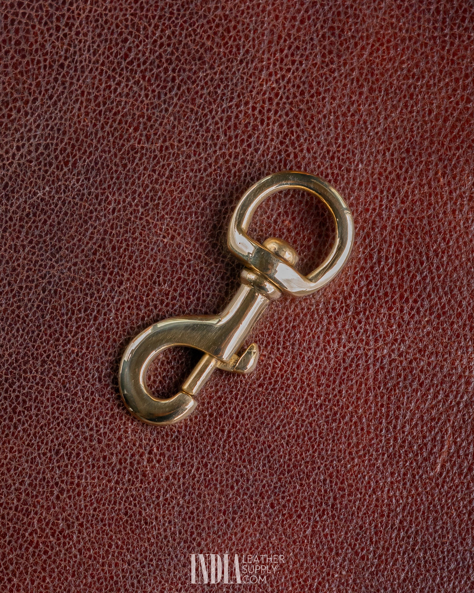 Swivel Dog Hook (Trigger Snap), Solid Brass | India Leather Supply