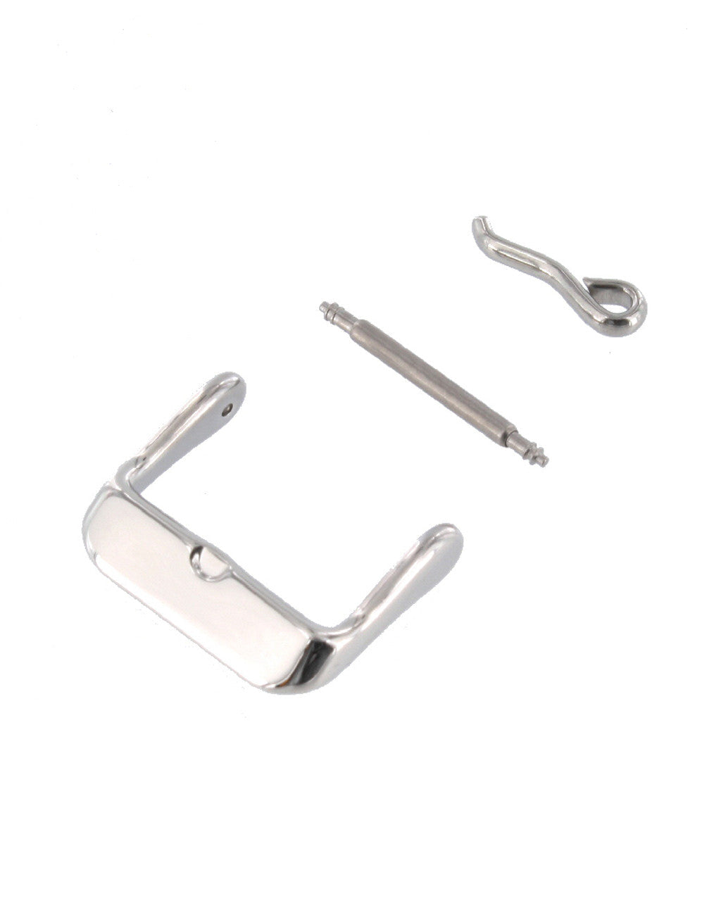 Watch Buckle Polished Stainless Steel | India Leather Supply