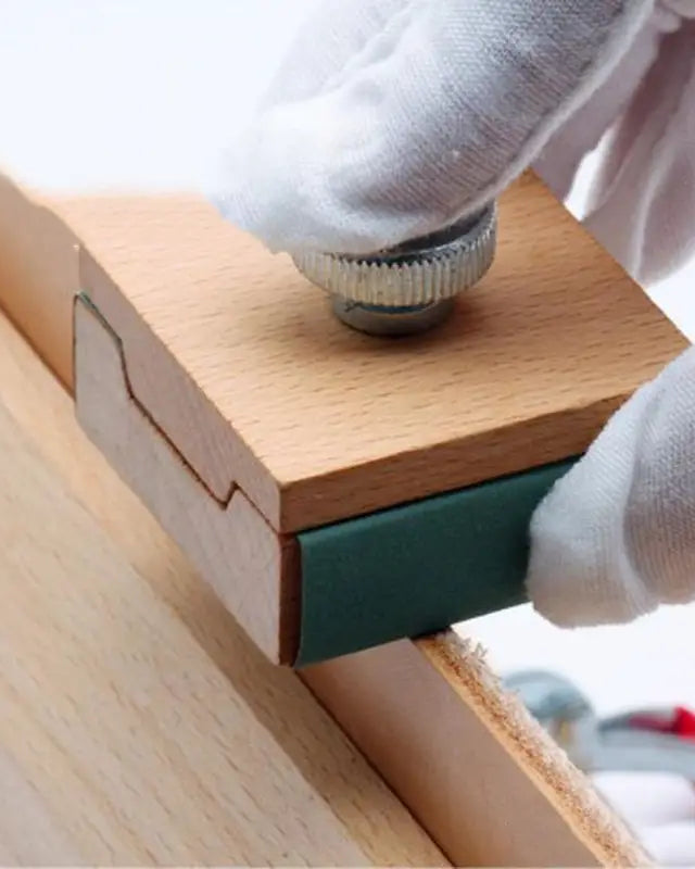 Wooden Sandpaper Block | Square | India Leather Supply